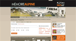 Desktop Screenshot of memoire-alpine.com